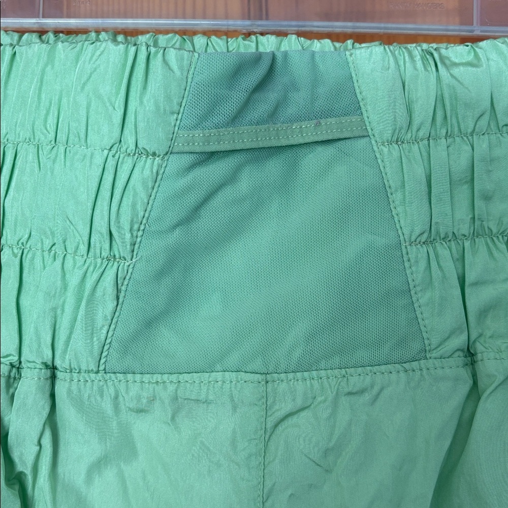 Free People FP Movement The Way Home Run Shorts in Neon Lime Green Size Large - Picture 4 of 6